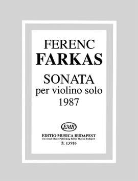 Farkas, Ferenc: Sonata