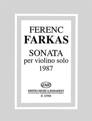 Farkas, Ferenc: Sonata