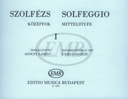 Agocsy, Laszlo: Solfeggio Vol.1