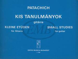 Patachich, Ivan: Small Studies for Guitar