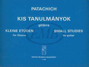 Patachich, Ivan: Small Studies for Guitar
