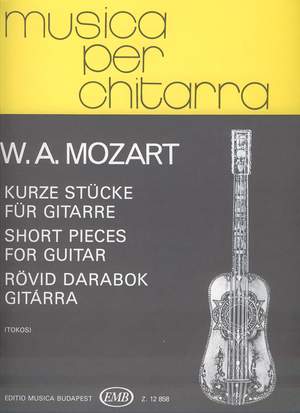 Mozart, Wolfgang Amadeus: Short Pieces