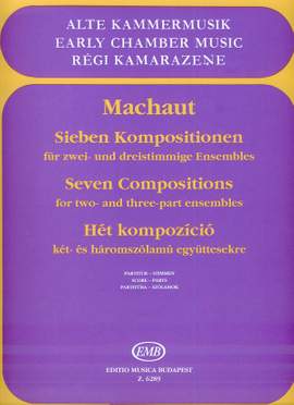 Machaut, Guillaume de: Seven Compositions