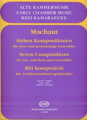Machaut, Guillaume de: Seven Compositions