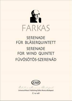 Farkas, Ferenc: Serenade for Wind Quintet