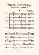 Farkas, Ferenc: Serenade for Wind Quintet Product Image