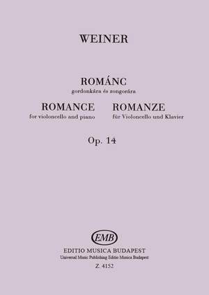 Weiner, Leo: Romance Vlncello & Pno Op.14