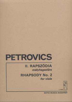 Petrovics, Emil: Rhapsody No. 2