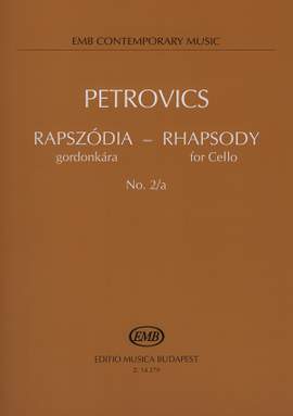 Petrovics, Emil: Rhapsody for Cello No. 2/a