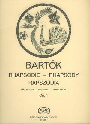 Bartok, Bela: Rhapsody (piano)