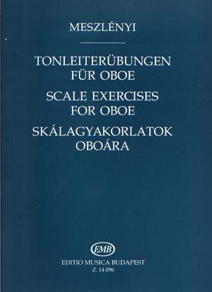 Meszlenyi, Laszlo: Scale Exercices for oboe