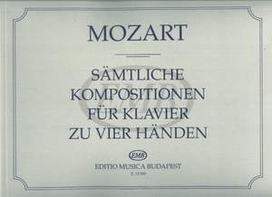Mozart, Wolfgang Amadeus: Samtliche Kompositionen fur Klavier zu v