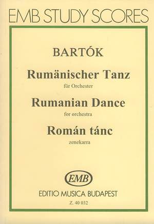 Bartok, Bela: Rumanian Dance for orchestra