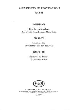 Szekeres, Ferenc: Regi mesterek vegyeskarai 27
