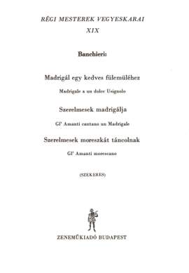 Szekeres, Ferenc: Regi mesterek vegyeskarai 19