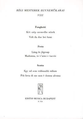 Szekeres, Ferenc: Regi mesterek egynemukarai 8