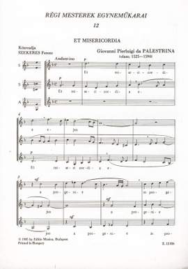 Szekeres, Ferenc: Regi mesterek egynemukarai 12