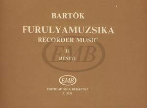 Bartok, Bela: Recorder Music 2