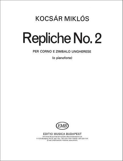 Kocsar, Miklos: Repliche No. 2