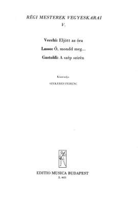 Szekeres, Ferenc: Regi mesterek vegyeskarai 5