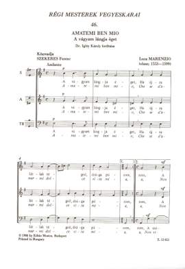 Szekeres, Ferenc: Regi mesterek vegyeskarai 46