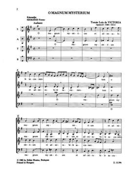 Szekeres, Ferenc: Regi mesterek vegyeskarai 41