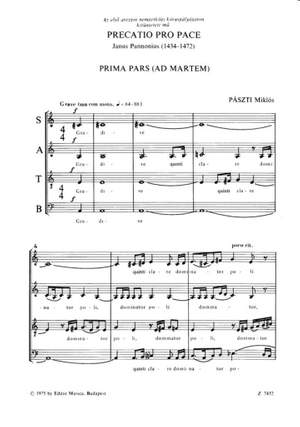 Paszti, Miklos: Precatio pro pace