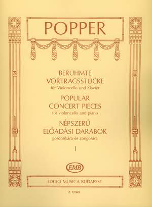 Popper: Popular Concert Pieces Volume 1