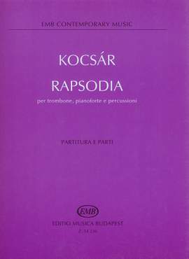 Kocsar, Miklos: Rapsodia per trombone, pianoforte e perc