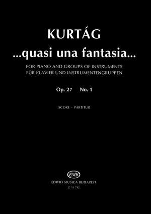 Kurtag, Gyorgy: Quasi una fantasia (C inst& Pno) Op.27
