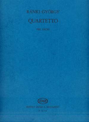 Ranki, Gyorgy: Quartetto per archi in memoriam Bela Bar