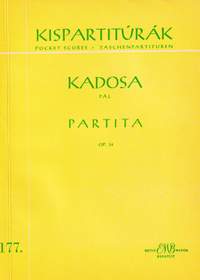 Kadosa, Pal: Partita Op. 34