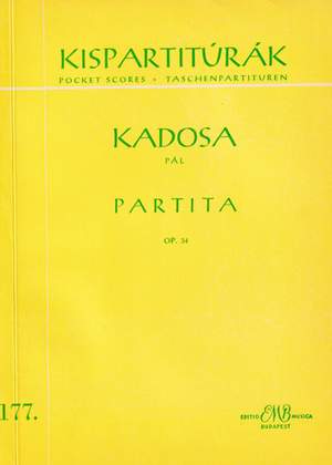 Kadosa, Pal: Partita Op. 34