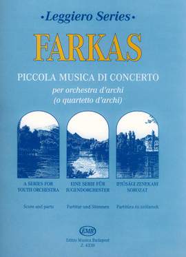 Farkas, Ferenc: Piccola musica di concerto
