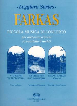 Farkas, Ferenc: Piccola musica di concerto