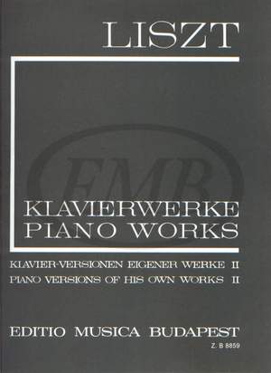 Liszt: Piano Versions of his own Works II (paperback)