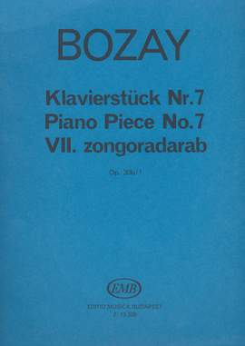 Bozay, Attila: Piano Piece No. 7