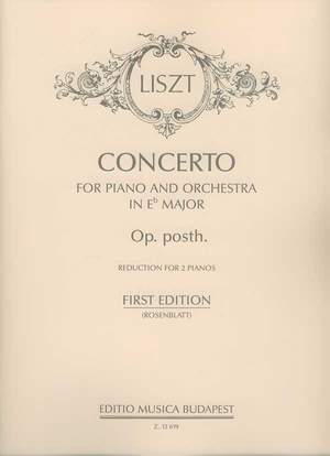 Liszt, Franz: Piano Concerto in E flat major