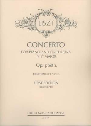 Liszt, Franz: Piano Concerto in E flat major