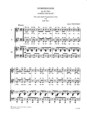 Vidovszky, Laszlo: Nymphenchor