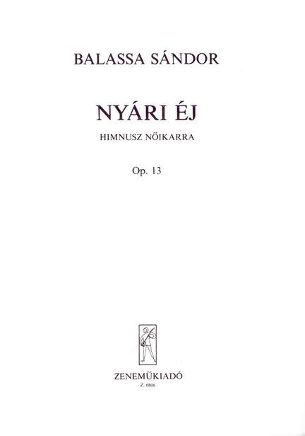 Balassa, Sandor: Nyari ej