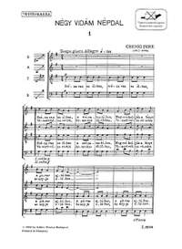 Csenki, Imre: Negy vidam nepdal