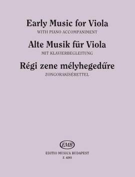 Brodszky, Ferenc: Early music for viola (viola and piano)