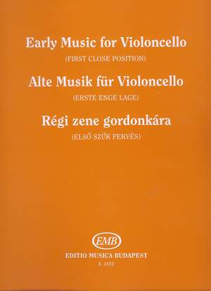 Brodszky, Ferenc: Early music for cello (cello and Piano)