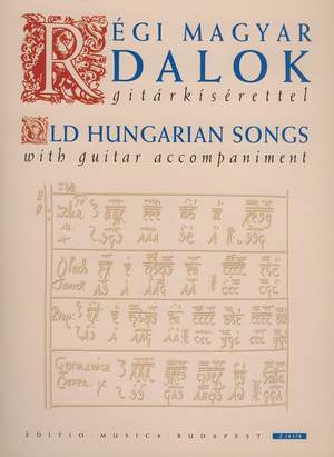 Various: Old Hungarian songs with guitar accompan
