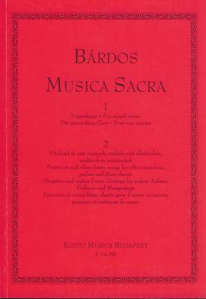 Bardos, Lajos: Musica Sacra I (mixed voices)