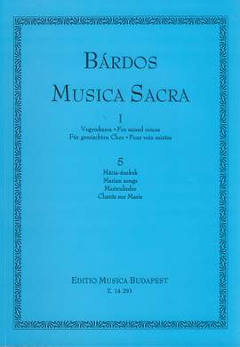 Bardos, Lajos: Musica Sacra I (mixed voices)