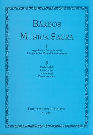 Bardos, Lajos: Musica Sacra I (mixed voices)