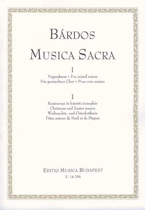 Bardos, Lajos: Musica Sacra for mixed voices I