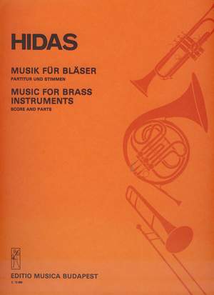 Hidas, Frigyes: Music for brass instruments